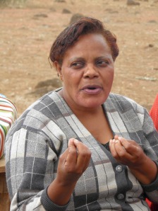 Mama Makrine talking on FGM in a village.